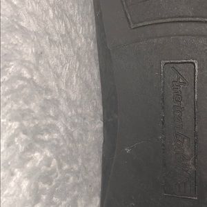 Brown American Eagle Buckle Boots